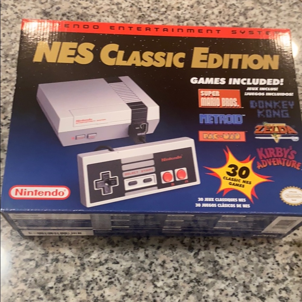 NES classic edition brand new never used
